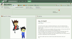 Desktop Screenshot of billycreations.deviantart.com