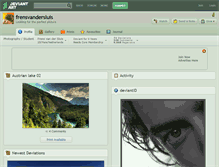 Tablet Screenshot of frensvandersluis.deviantart.com
