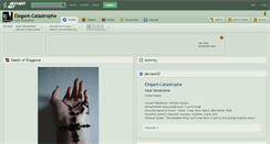 Desktop Screenshot of elegant-catastrophe.deviantart.com