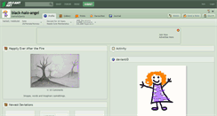 Desktop Screenshot of black-halo-angel.deviantart.com