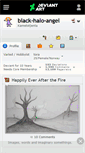 Mobile Screenshot of black-halo-angel.deviantart.com