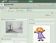 Tablet Screenshot of black-halo-angel.deviantart.com