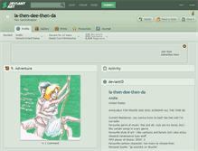 Tablet Screenshot of la-then-dee-then-da.deviantart.com