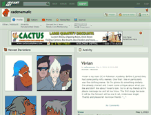 Tablet Screenshot of cadenamusic.deviantart.com