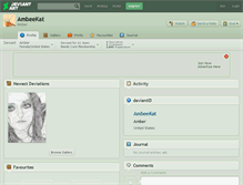 Tablet Screenshot of ambeekat.deviantart.com