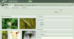 Desktop Screenshot of chalida.deviantart.com