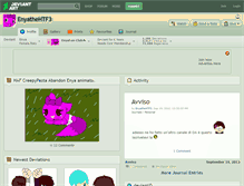 Tablet Screenshot of enyathehtf3.deviantart.com