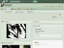 Tablet Screenshot of bebekaneh.deviantart.com