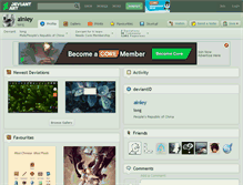 Tablet Screenshot of ainley.deviantart.com