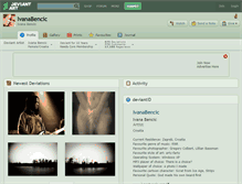 Tablet Screenshot of ivanabencic.deviantart.com