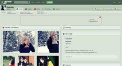 Desktop Screenshot of deimile.deviantart.com