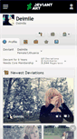 Mobile Screenshot of deimile.deviantart.com