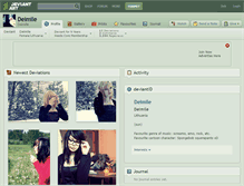Tablet Screenshot of deimile.deviantart.com