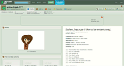 Desktop Screenshot of anime-freak-777.deviantart.com