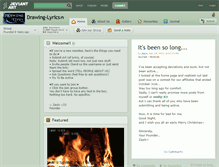 Tablet Screenshot of drawing-lyrics.deviantart.com