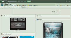 Desktop Screenshot of evilstarvirus.deviantart.com