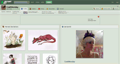 Desktop Screenshot of coatimonday.deviantart.com