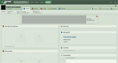 Desktop Screenshot of basementcatplz.deviantart.com