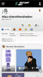 Mobile Screenshot of mizu-chanxthexshadow.deviantart.com