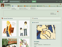 Tablet Screenshot of kurutako.deviantart.com