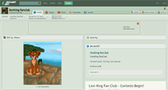 Desktop Screenshot of lionking-fanclub.deviantart.com