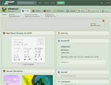 Tablet Screenshot of elmerucr.deviantart.com