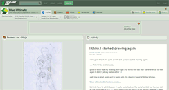 Desktop Screenshot of blue-ultimate.deviantart.com