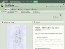 Tablet Screenshot of blue-ultimate.deviantart.com