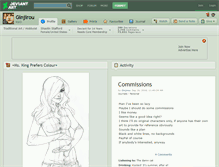 Tablet Screenshot of ginjirou.deviantart.com