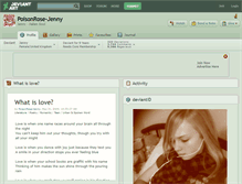 Tablet Screenshot of poisonrose-jenny.deviantart.com