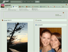 Tablet Screenshot of mh5397.deviantart.com