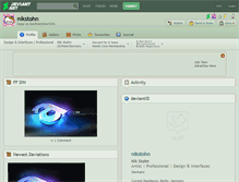 Tablet Screenshot of nikstohn.deviantart.com