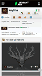 Mobile Screenshot of koyima.deviantart.com