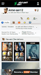 Mobile Screenshot of anne-san12.deviantart.com