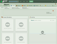 Tablet Screenshot of bracera.deviantart.com