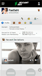 Mobile Screenshot of faedahl.deviantart.com