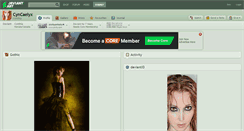 Desktop Screenshot of cyncaelyx.deviantart.com