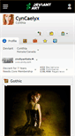 Mobile Screenshot of cyncaelyx.deviantart.com