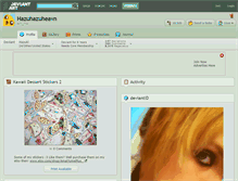 Tablet Screenshot of hazuhazuheavn.deviantart.com
