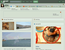 Tablet Screenshot of lettes.deviantart.com