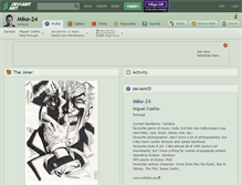 Tablet Screenshot of mike-24.deviantart.com