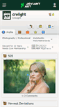 Mobile Screenshot of crelight.deviantart.com