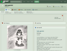 Tablet Screenshot of lady-gemini.deviantart.com