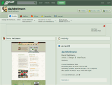 Tablet Screenshot of davidhellmann.deviantart.com