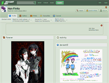 Tablet Screenshot of non-finito.deviantart.com