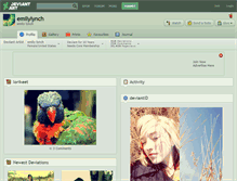 Tablet Screenshot of emilylynch.deviantart.com