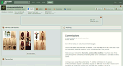 Desktop Screenshot of novacommissions.deviantart.com