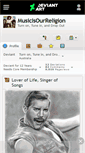Mobile Screenshot of musicisourreligion.deviantart.com