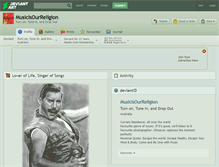 Tablet Screenshot of musicisourreligion.deviantart.com