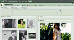 Desktop Screenshot of dragonxphoenix.deviantart.com